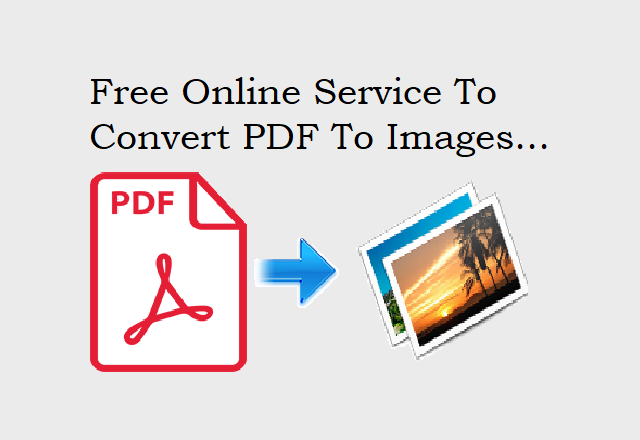 Free Online Service To Convert PDF To Images 
