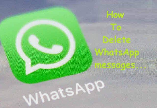 How to delete WhatsApp messages