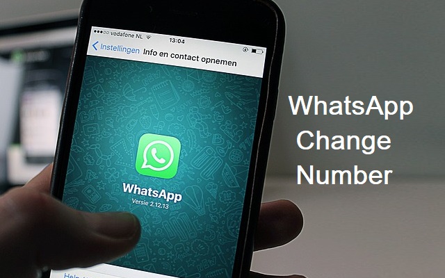 WhatsApp change number