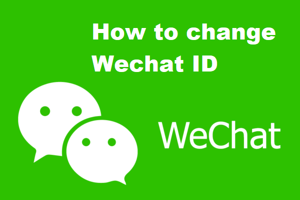 How to change WeChat id