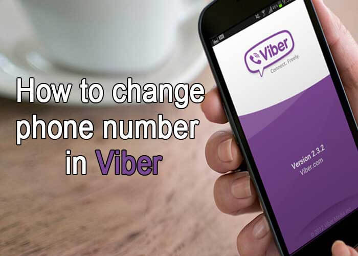 change phone number viber update contact