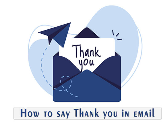 How to say thank you in email