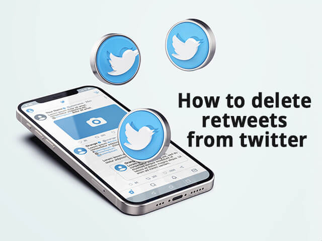 How to delete retweets on Twitter