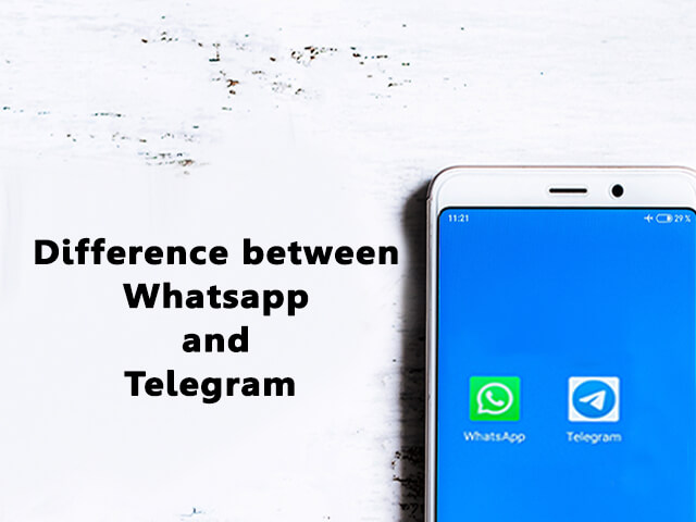 Difference between WhatsApp and Telegram