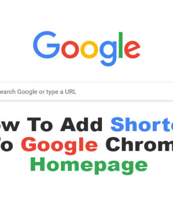 How to add Shortcut to Google chrome Homepage