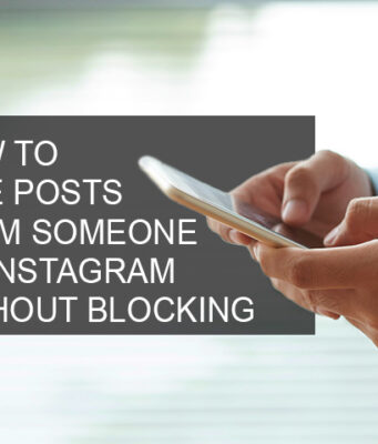 How do Hide posts from someone on Instagram without blocking them