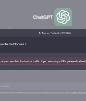 ChatGPT Error – “Your request was blocked as bot traffic. If you are using a VPN please disable it and try again”