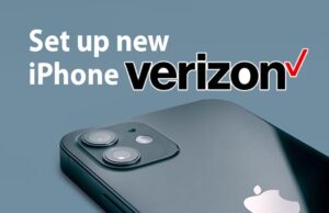 Set up new iPhone Verizon