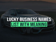 Lucky Business Names List with Meaning