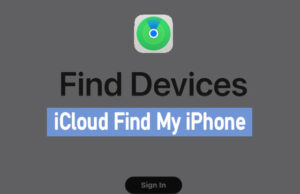 iCloud Find My iPhone